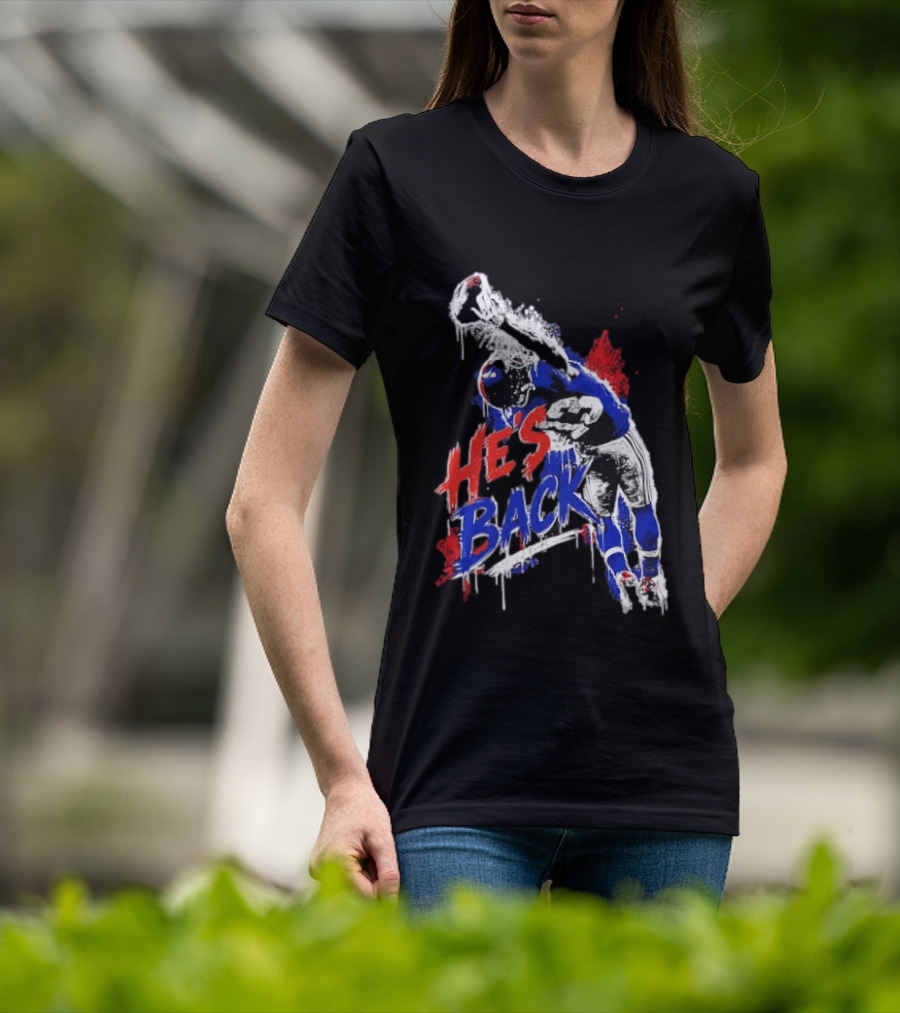 Odell Beckham Jr. He's Back 13 New York Giants Iconic Catch T-Shirt