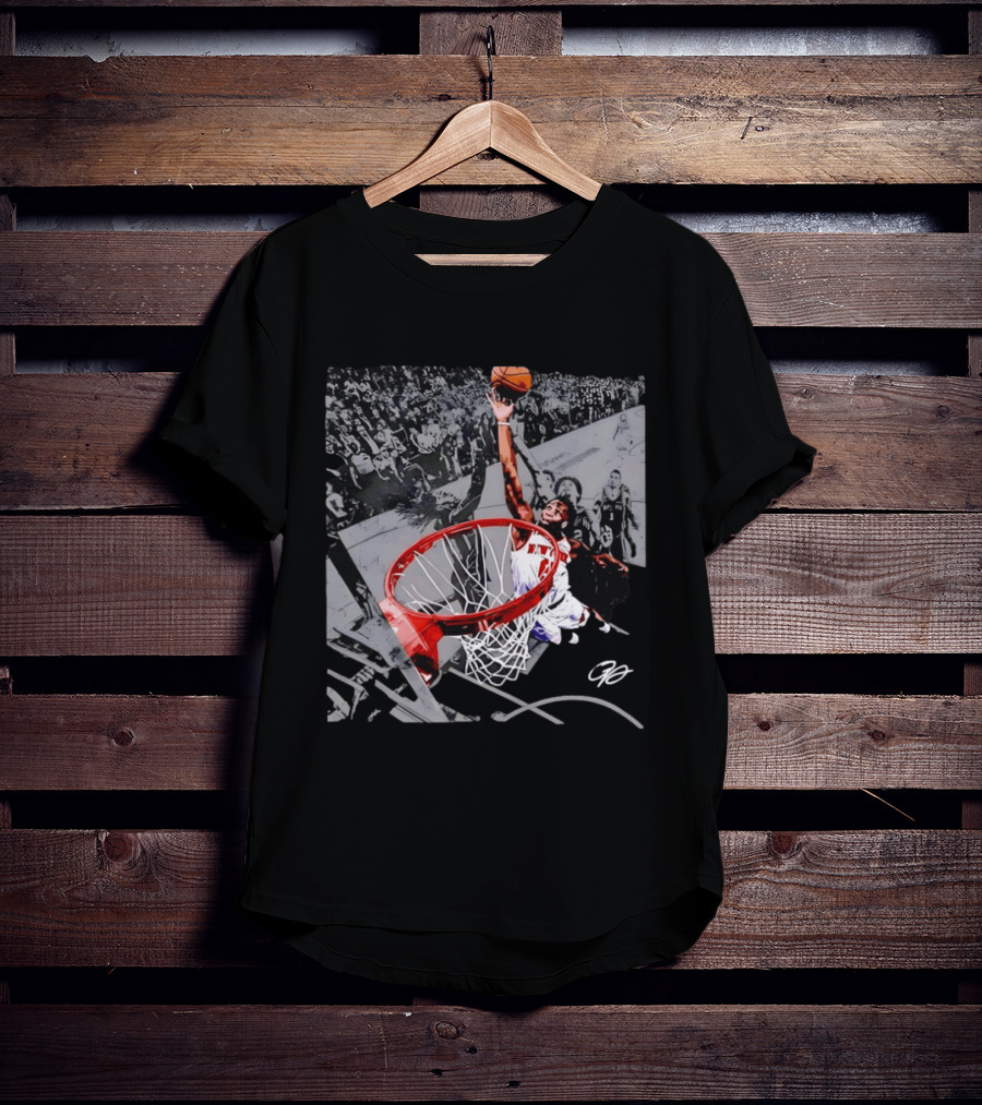 OG Anunoby Dunking New York Knicks 2026 NBA Action T-Shirt