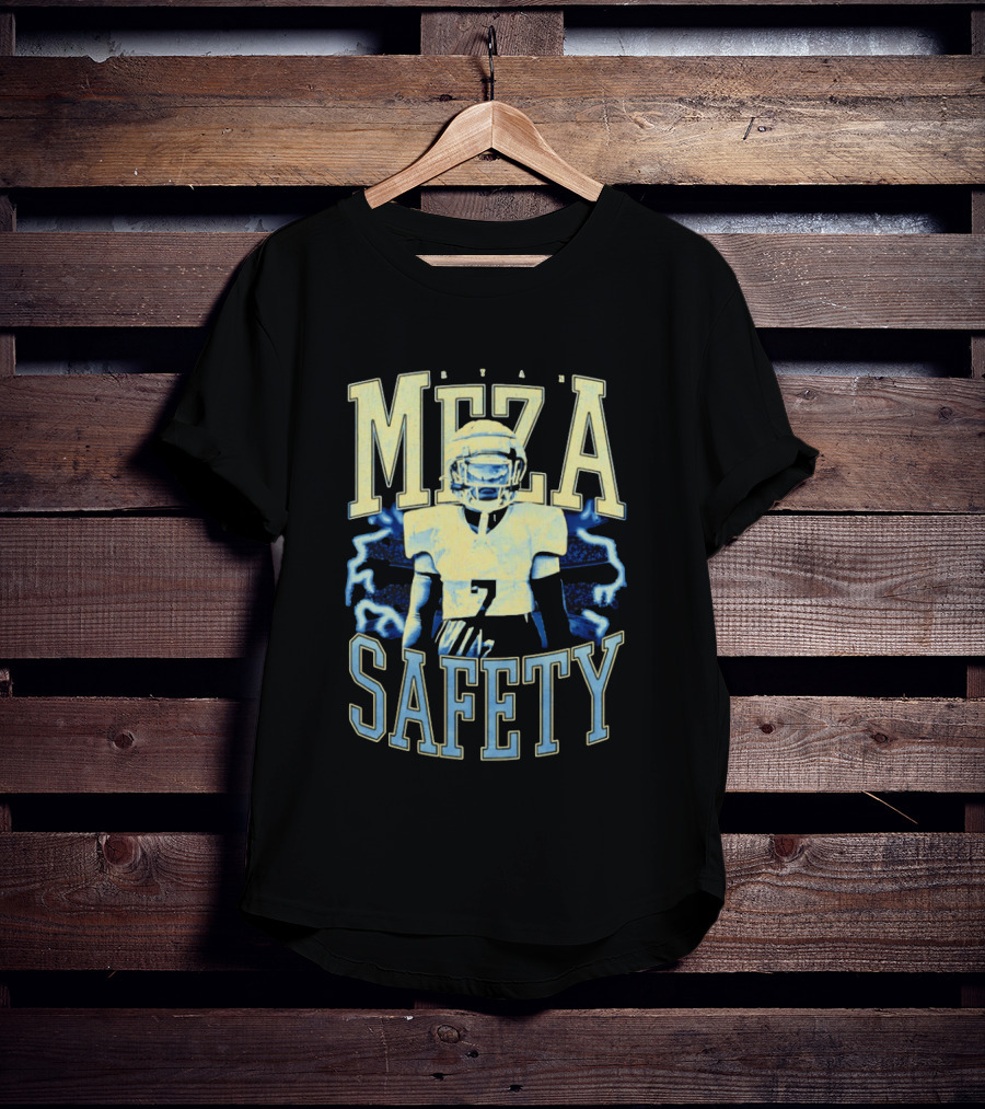 Ryan Meza Safety Football Player Number 7 T-Shirt