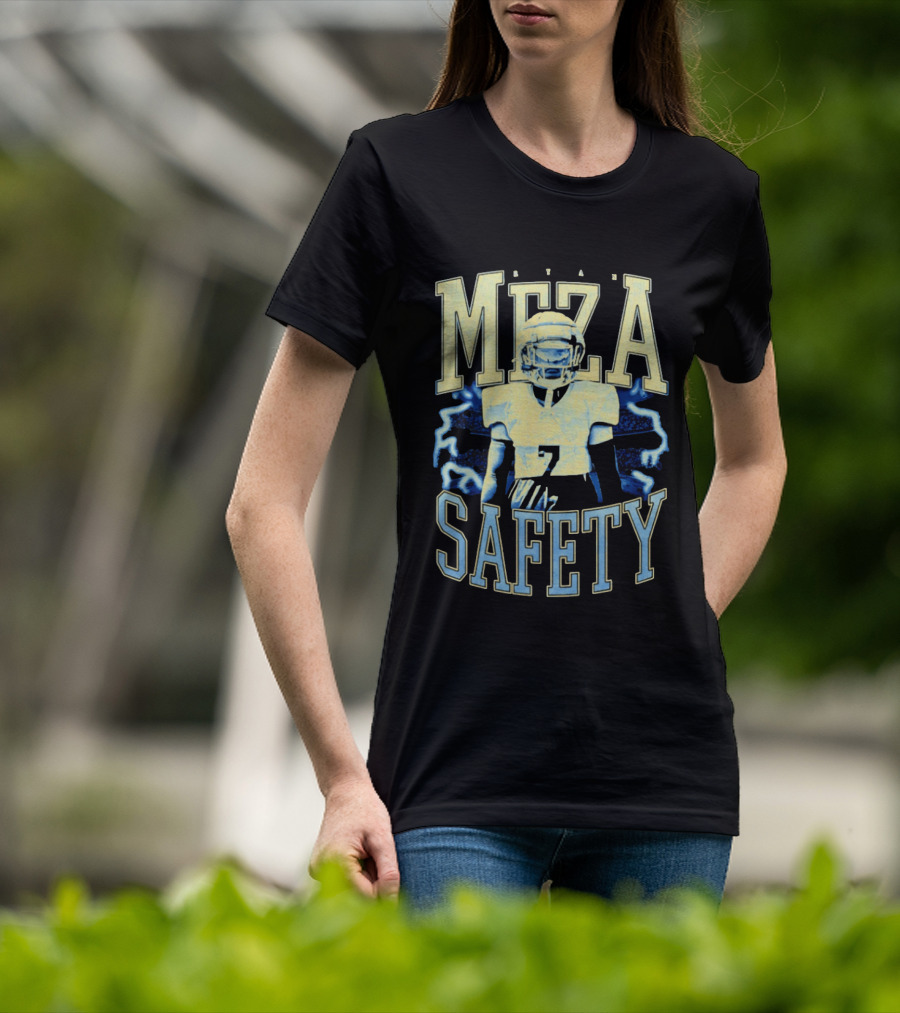 Ryan Meza Safety Football Player Number 7 T-Shirt