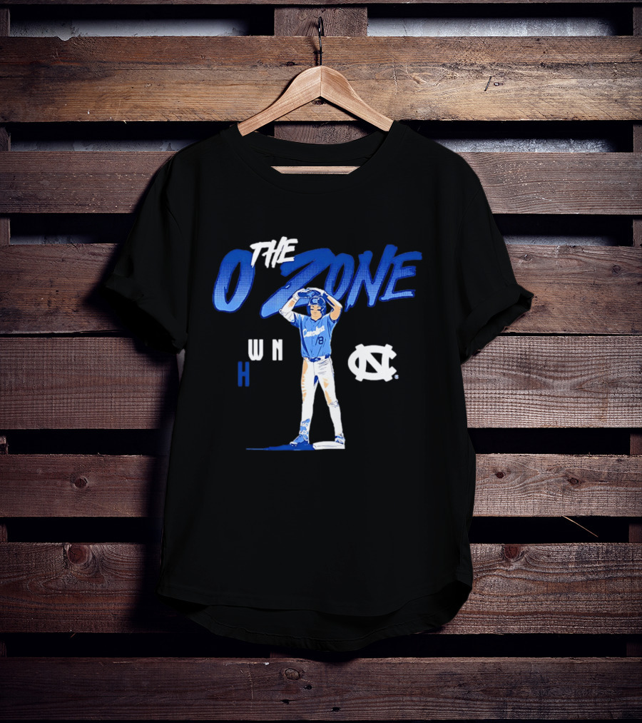 UNC Baseball The O Zone Owen Hull Carolina 8 T-Shirt
