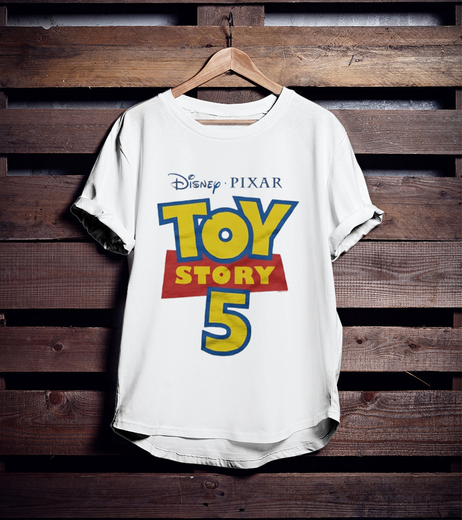 Disney Pixar Toy Story 5 Animated Adventure Movie T-Shirt