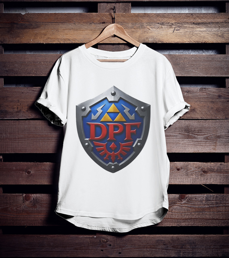 DPF Crest Shield Hylian Gamer Zelda TriForce T-Shirt