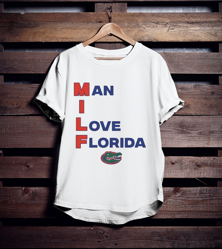 Man I Love Florida Gators College Football Gator T-Shirt