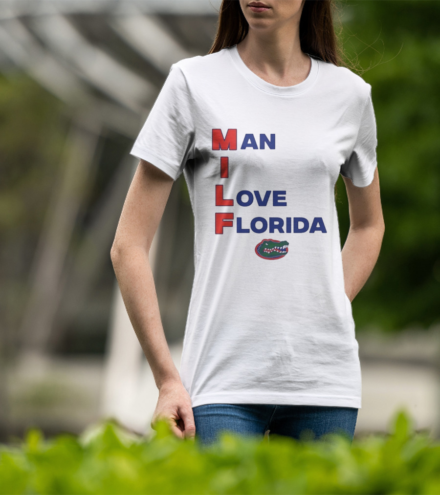 Man I Love Florida Gators College Football Gator T-Shirt