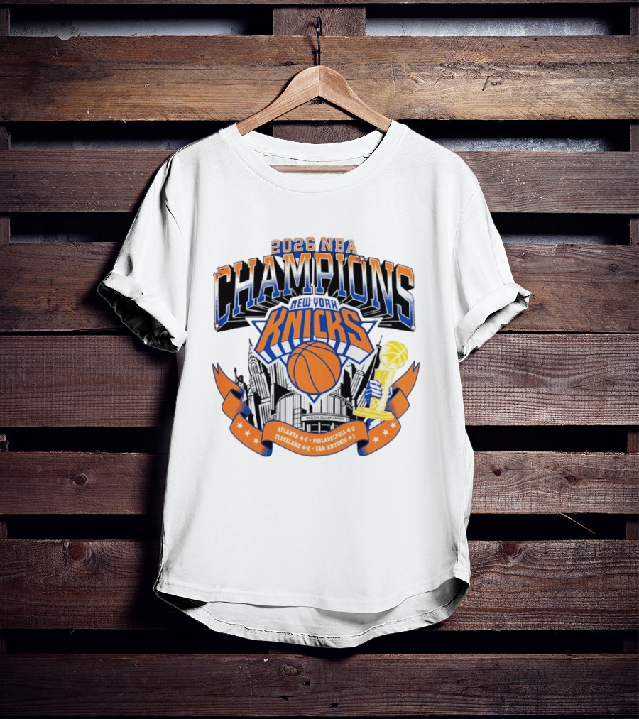 2026 NBA Champions New York Knicks Madison Square Garden T-Shirt