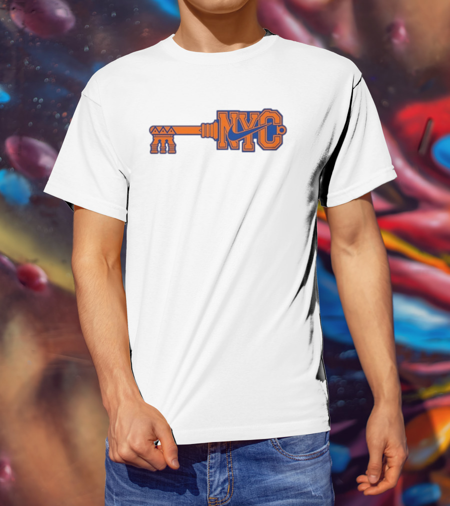 NYC Key New York Knicks Basketball Nike T-Shirt