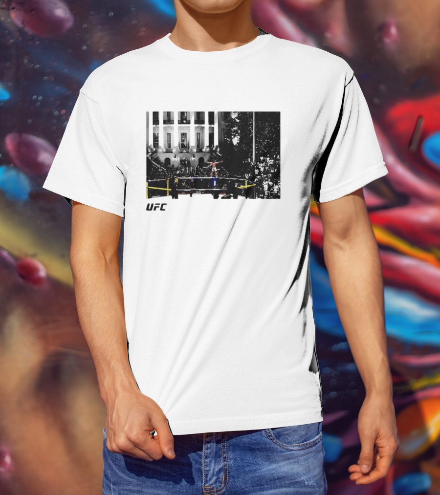 UFC Diego Lopes Freedom 250 Victory Iconic Octagon Celebration T-Shirt