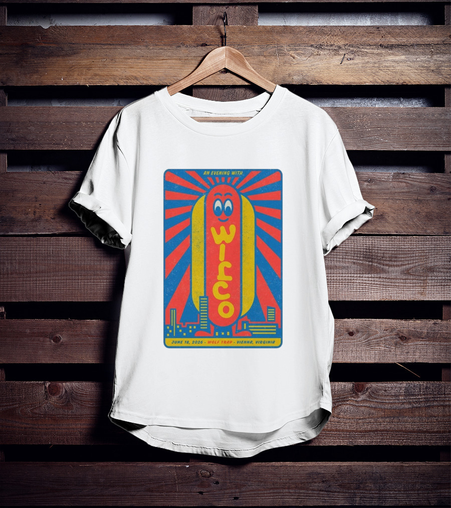 An Evening With Wilco June 18 2026 Wolf Trap Vienna Virginia T-Shirt