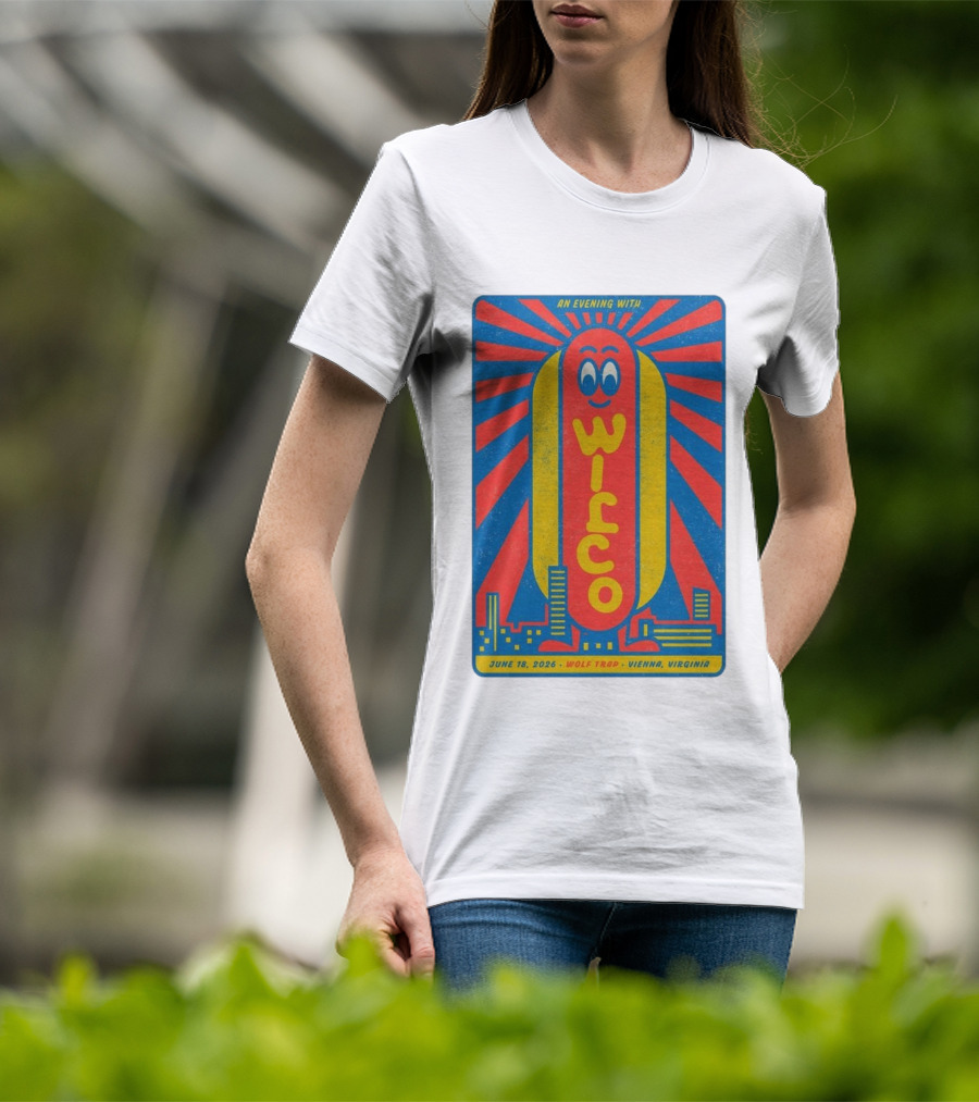 An Evening With Wilco June 18 2026 Wolf Trap Vienna Virginia T-Shirt