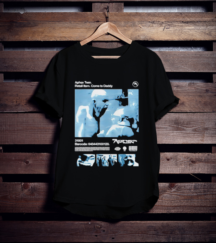 Aphex Twin Richard D James Come To Daddy 31001 Barcode 636461308120 T-Shirt