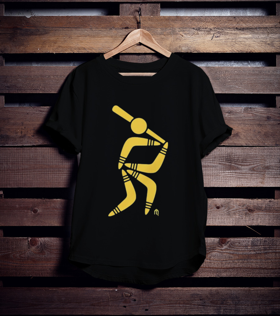 Aussie Baseball Players Boomerang T-Shirt