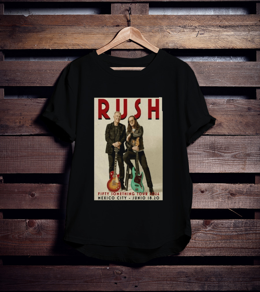 RUSH Mexico City Fifty Catfifty June 19 2026 Show T-Shirt