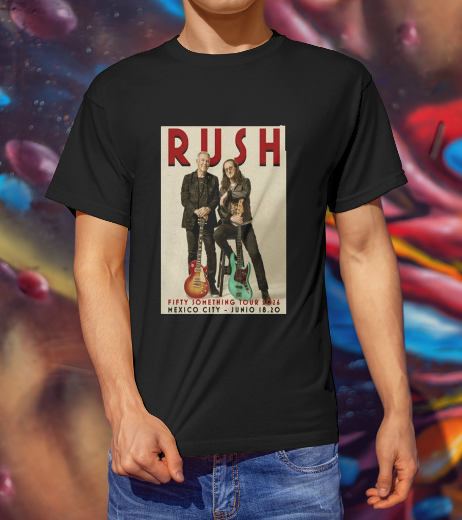 RUSH Mexico City Fifty Catfifty June 19 2026 Show T-Shirt