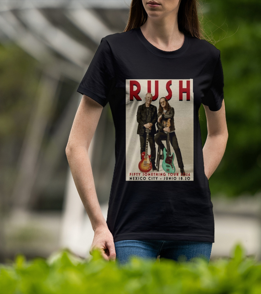 RUSH Mexico City Fifty Catfifty June 19 2026 Show T-Shirt