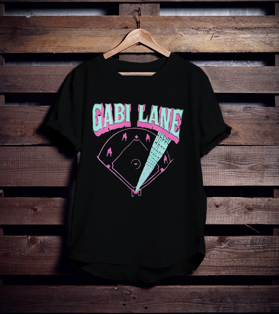 Gabi Lane Baseball Field Diamond Players T-Shirt