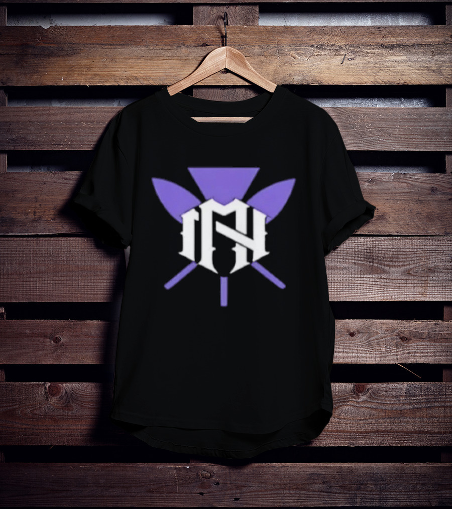 The Nightmarcher NH Purple And White Symbol With Spears T-Shirt