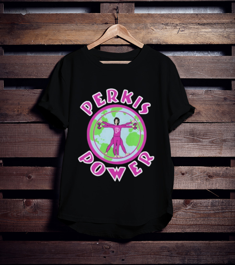 Perkis Power World Fitness Gym Tony Perkis Training T-Shirt