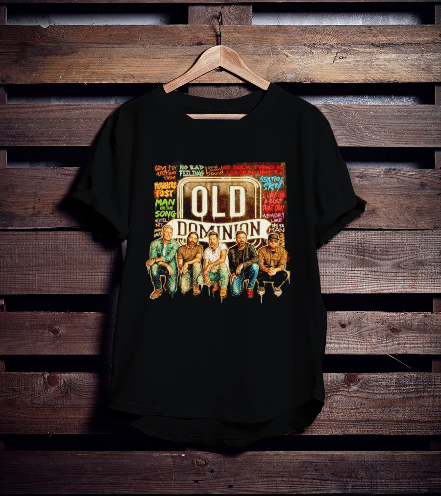 Old Dominion No Bad Feelings Song For Another Time Beautiful Sky Country Music T-Shirt