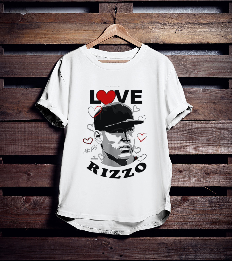 Love Heart Anthony Rizzo New York Yankees Baseball T-Shirt