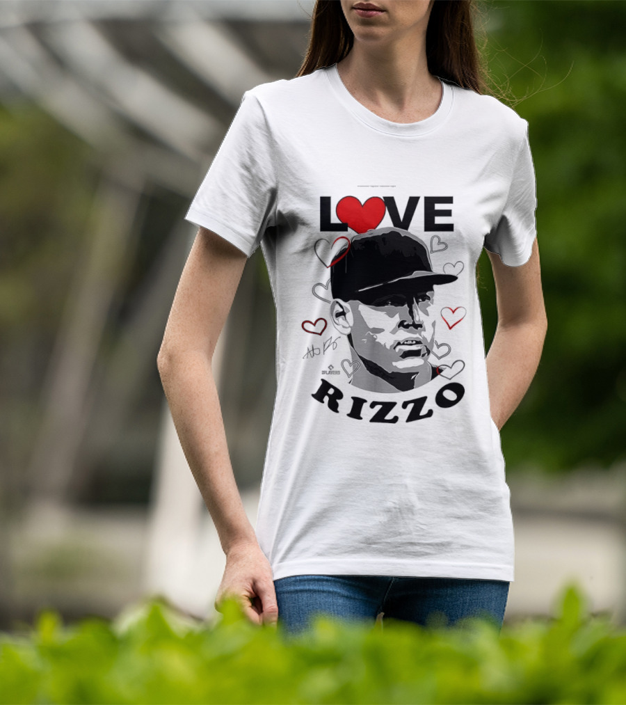 Love Heart Anthony Rizzo New York Yankees Baseball T-Shirt