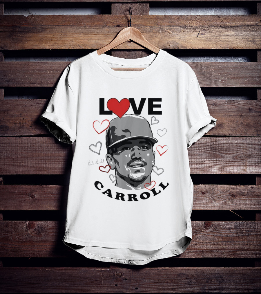 Love Corbin Carroll Heart Baseball Arizona Diamondbacks T-Shirt