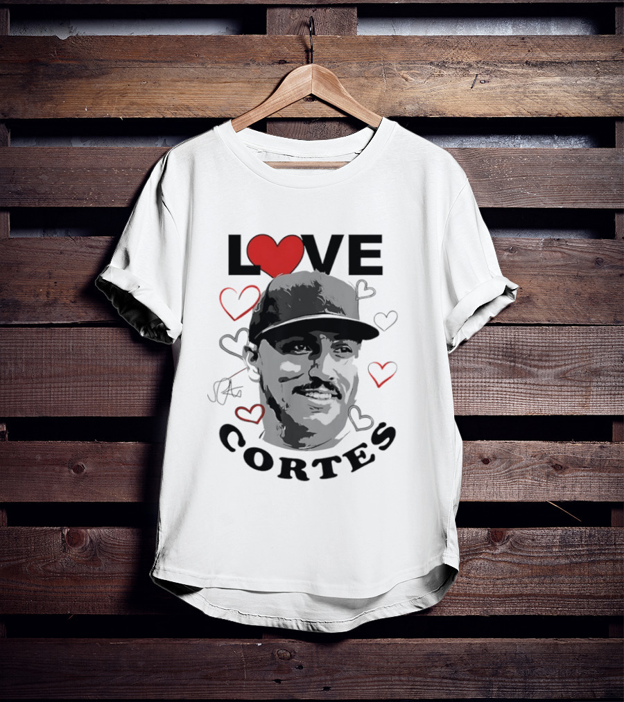 Love Nestor Cortes Yankees Baseball Heart T-Shirt