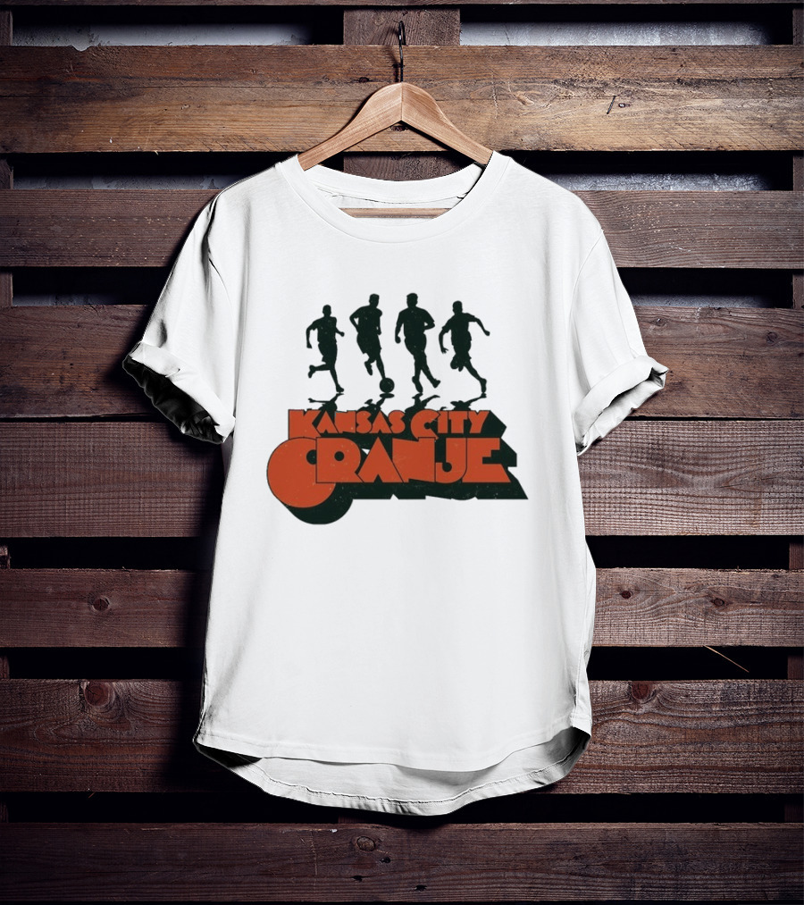 Kansas City Orange Soccer Silhouettes Made Mobb T-Shirt