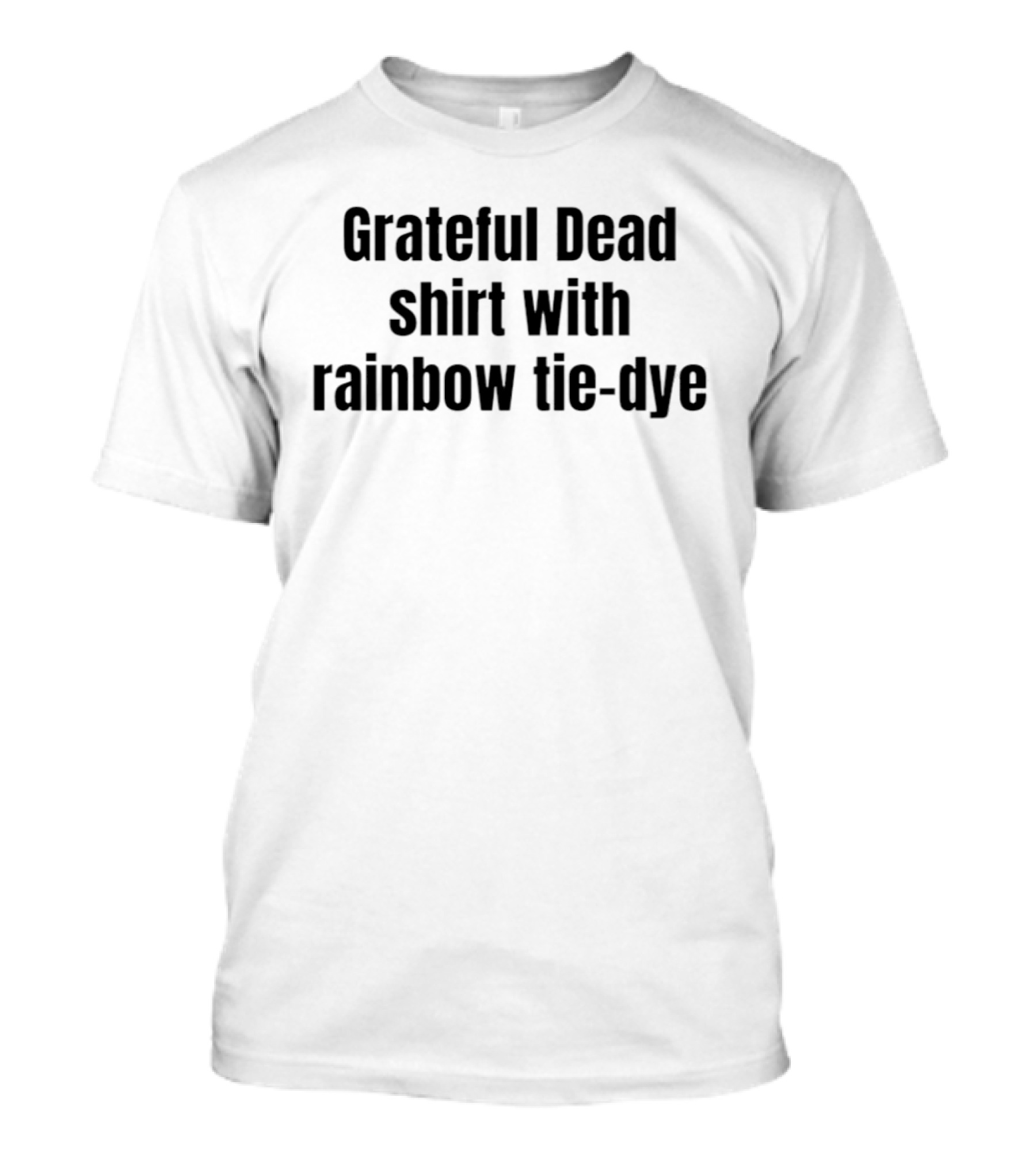 Grateful Dead Rainbow Tie Dye Jerry Garcia T-Shirt