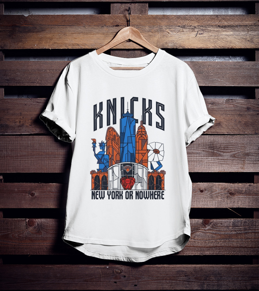 Knicks New York Or Nowhere Skyline 2026 T-Shirt