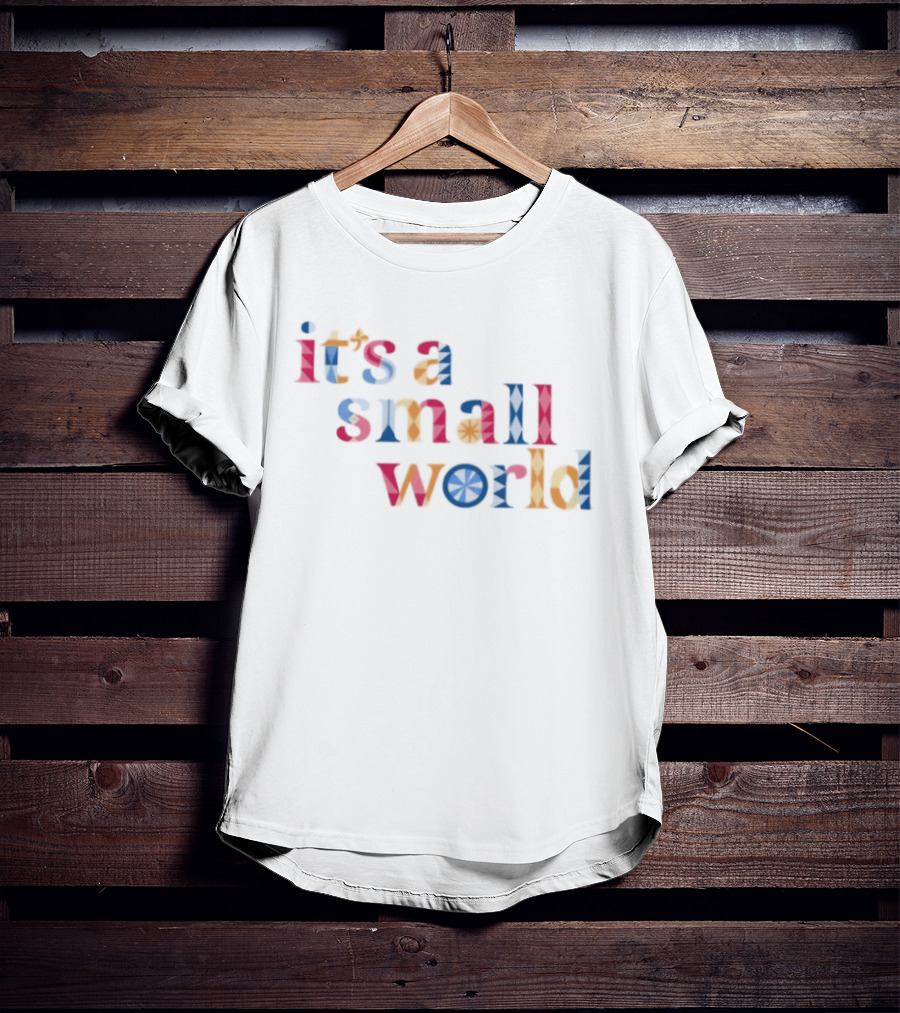 It's A Small World Multicolored T-Shirt