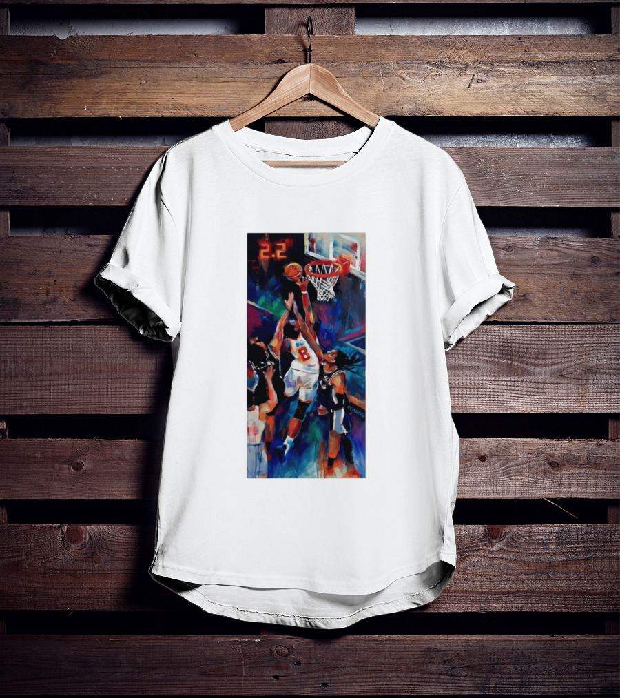 OG Anunoby Tip In 2.2 New York Knicks NBA Basketball Player Action T-Shirt