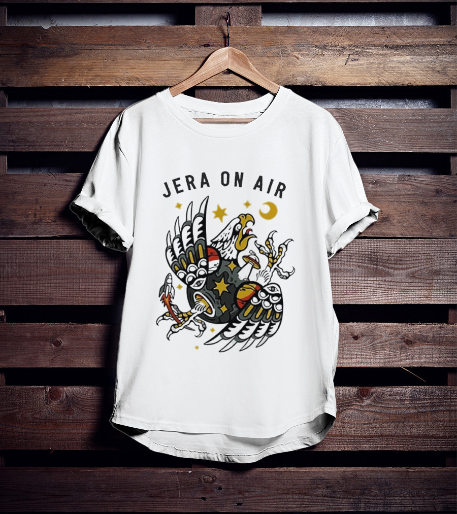Jera On Air 2026 Festival Ysselsteyn Netherlands June 25 26 27 Mythical Eagle Stars Moon T-Shirt