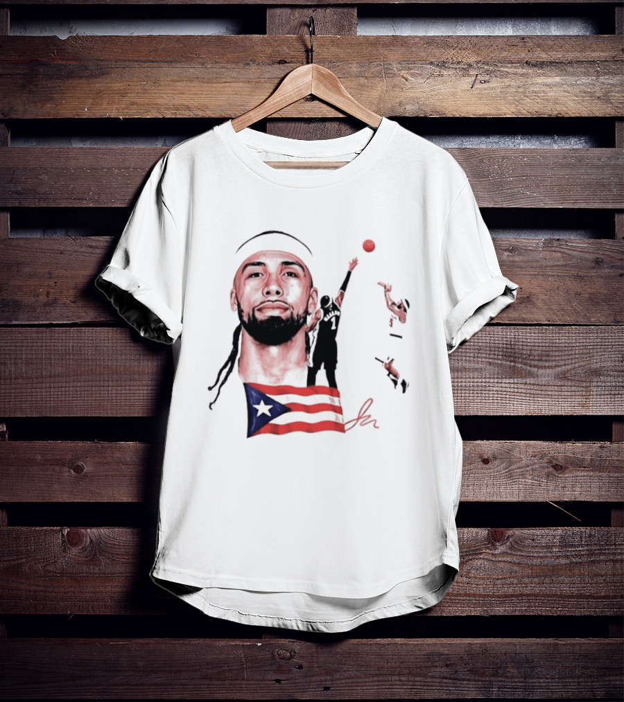 Jose Alvarado Puerto Rican Flag New York Knicks Basketball T-Shirt