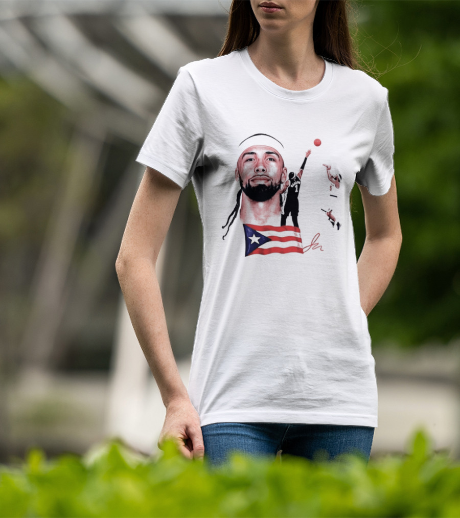 Jose Alvarado Puerto Rican Flag New York Knicks Basketball T-Shirt