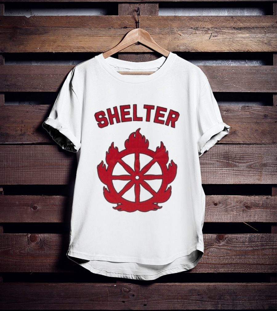Shelter Mantra 95 Flaming Wheel T-Shirt