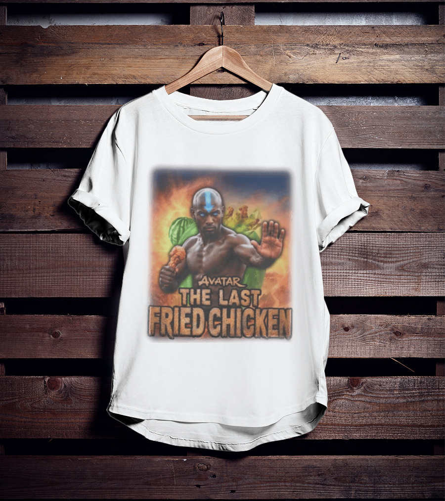 Avatar The Last Fried Chicken Parody Humor Martial Arts Mashup T-Shirt