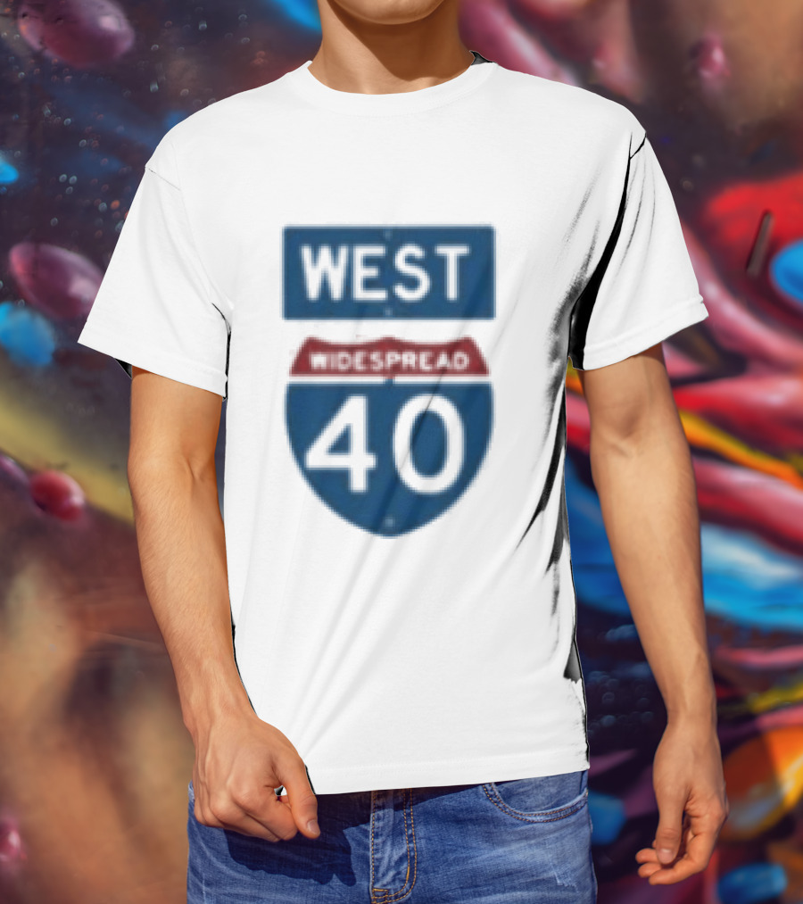 Goin' Out West Tour Summer 2026 Widespread 40 Interstate T-Shirt