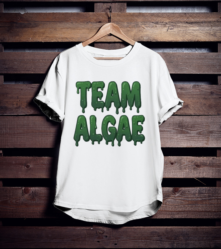 Team Algae Slimy Green Drip Humor T-Shirt