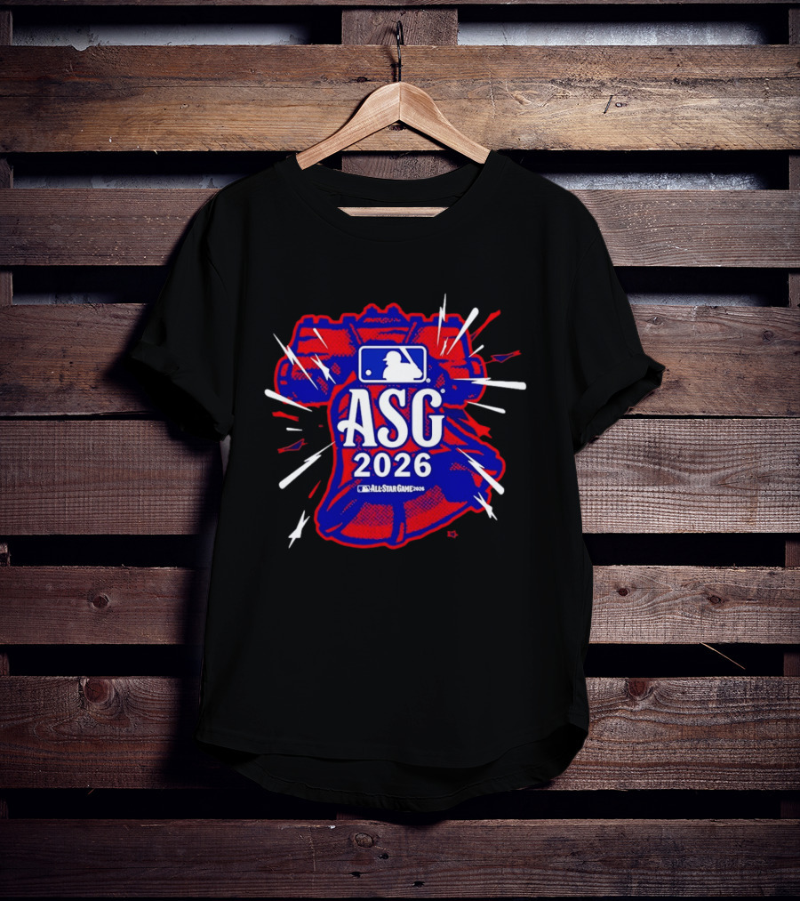 2026 MLB All Star Game ASG Loud Liberty Bell Explosion T-Shirt