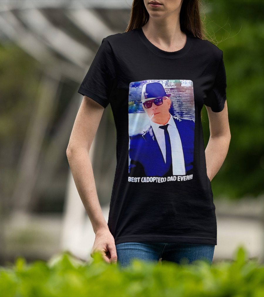 Blues Brothers Best Cadopted Dad Ever T-Shirt