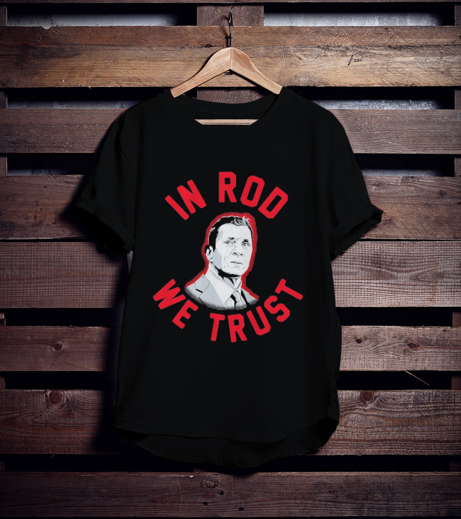 In Rod We Trust Rod Brind'Amour Head Coach Of Carolina Hurricanes T-Shirt