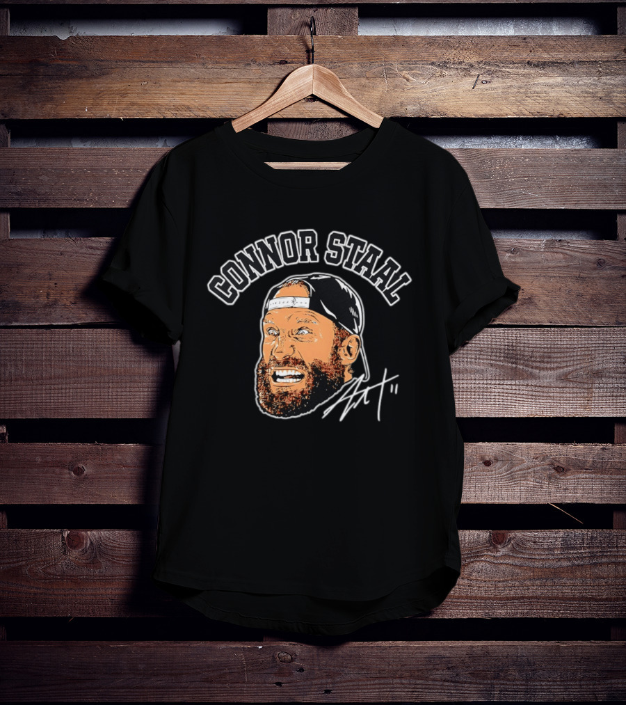 Connor Staal Big Face Cap Beard Signature T-Shirt