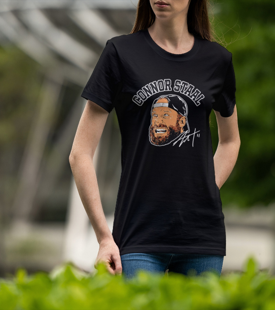 Connor Staal Big Face Cap Beard Signature T-Shirt
