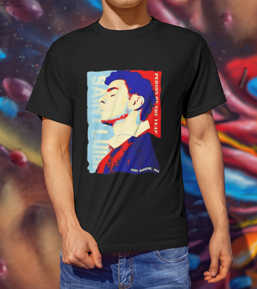 Saint Luigi Mangione 2024 Person Of The Year T-Shirt