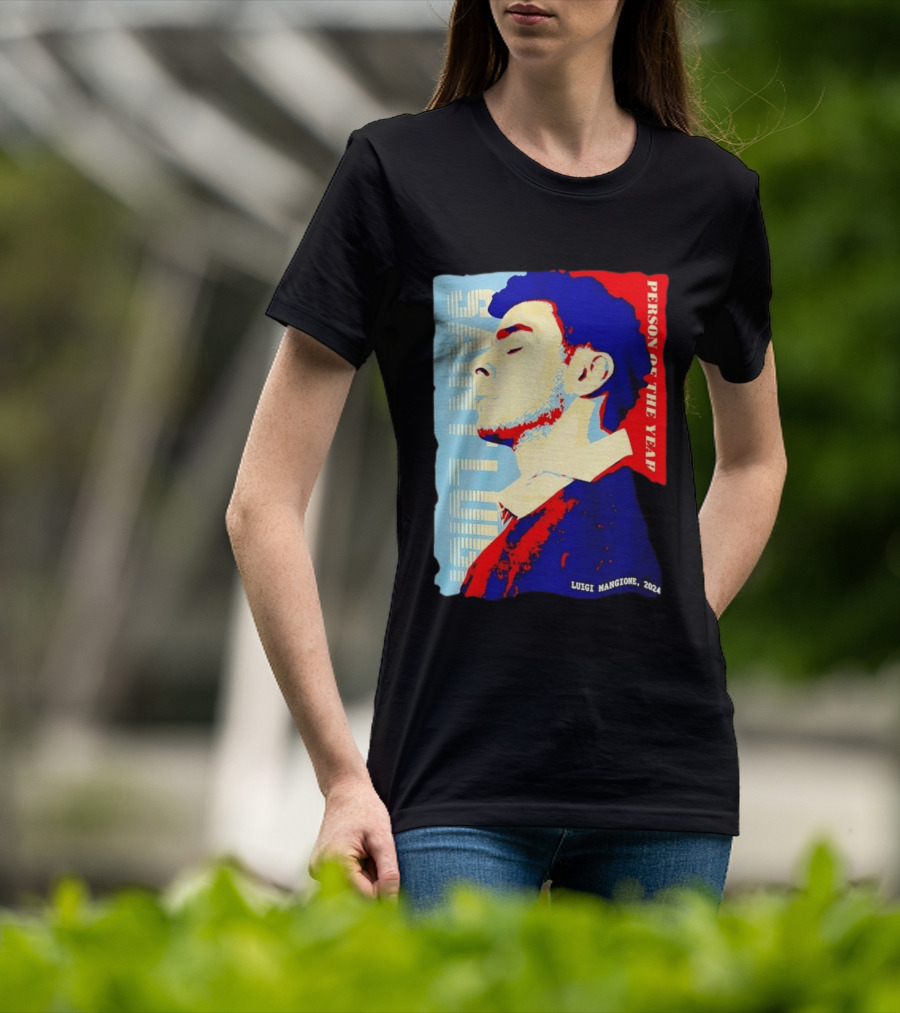 Saint Luigi Mangione 2024 Person Of The Year T-Shirt