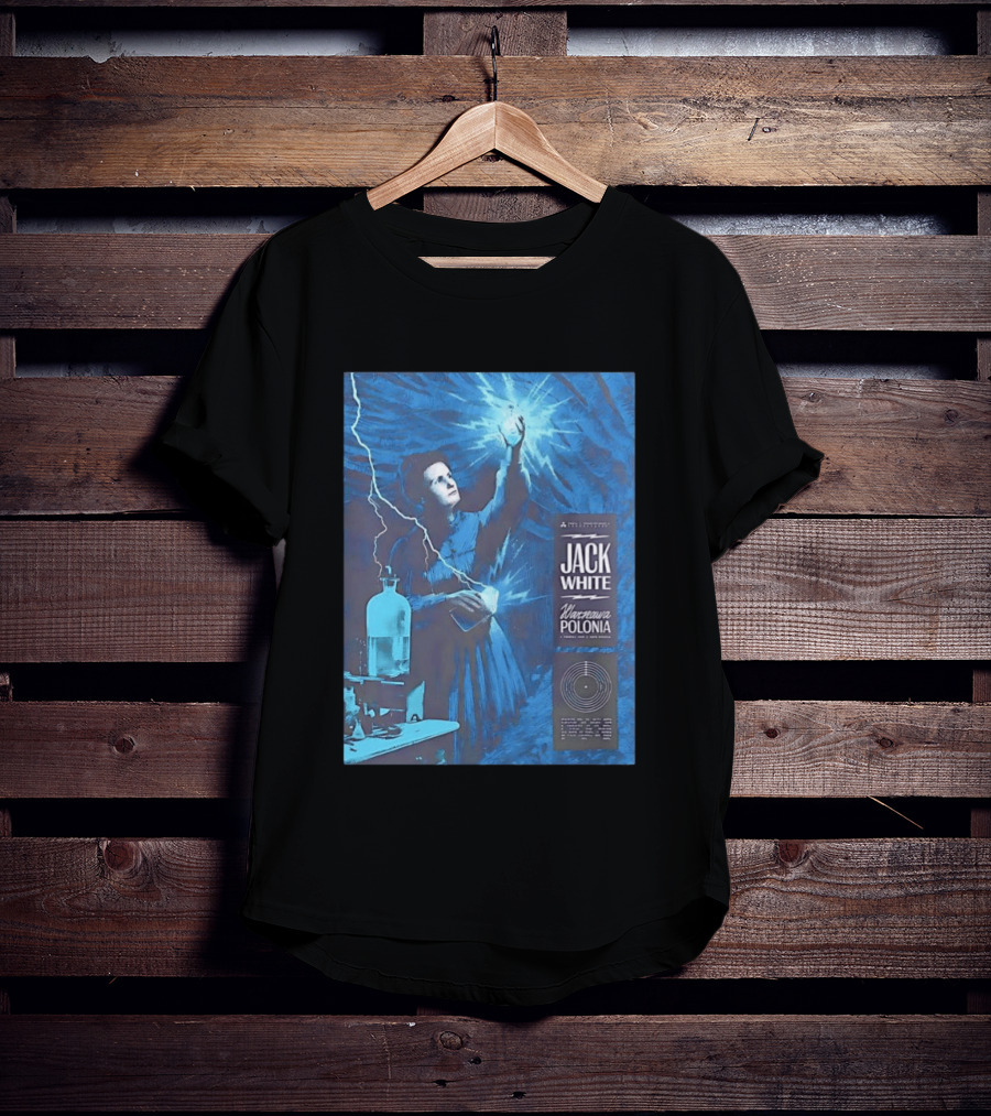 Jack White Marie Curie Warsaw Polonia 2026 Klub Stodola Event T-Shirt