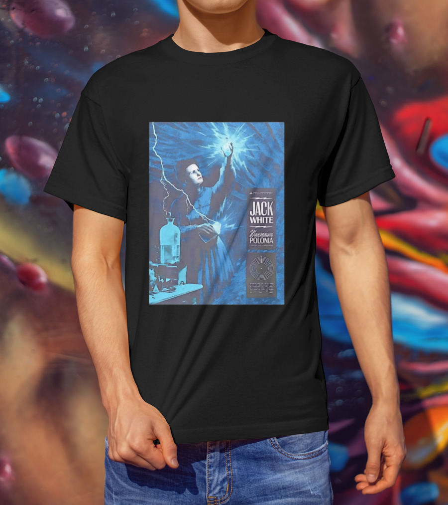 Jack White Marie Curie Warsaw Polonia 2026 Klub Stodola Event T-Shirt
