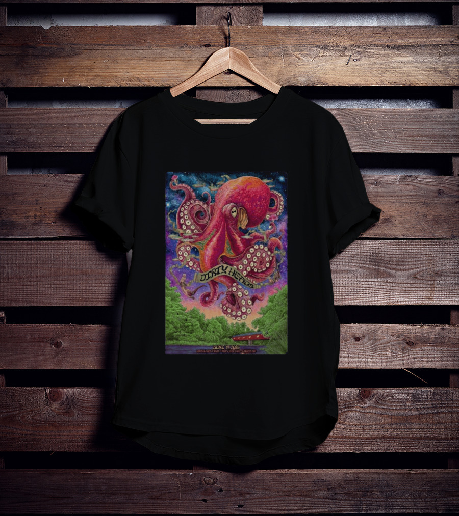 Dirty Heads Northlands Music June 19 2026 Swanzey NH Octopus T-Shirt