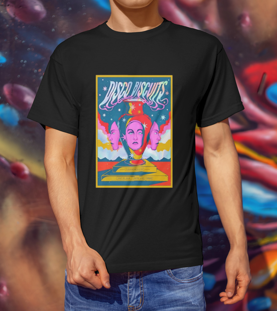 Disco Biscuits Canandaigua NY June 20 2026 Lincoln Hill Farms T-Shirt